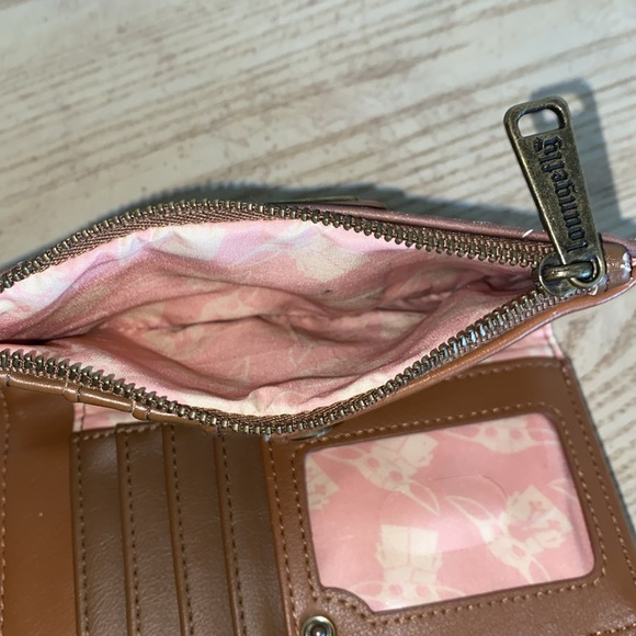 Loungefly Star Wars The Child Brown Zip Wallet - 'Wait For Me' - Picture 7 of 9